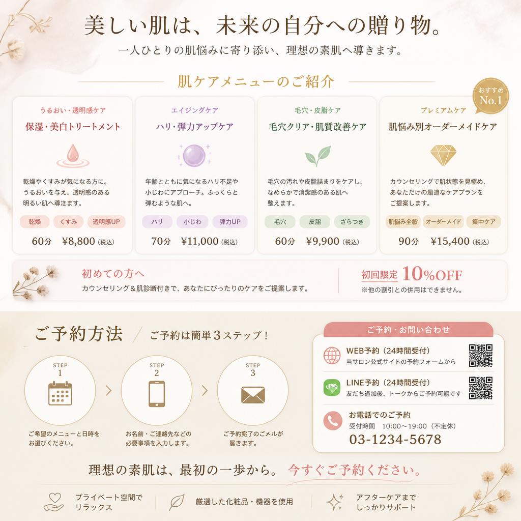 今すぐ始めて、自信のある肌を手に入れよう！