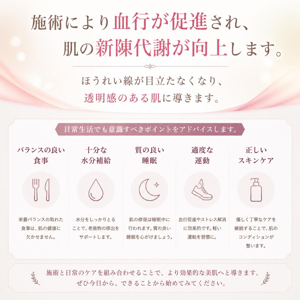 ほうれい線対策と美肌効果