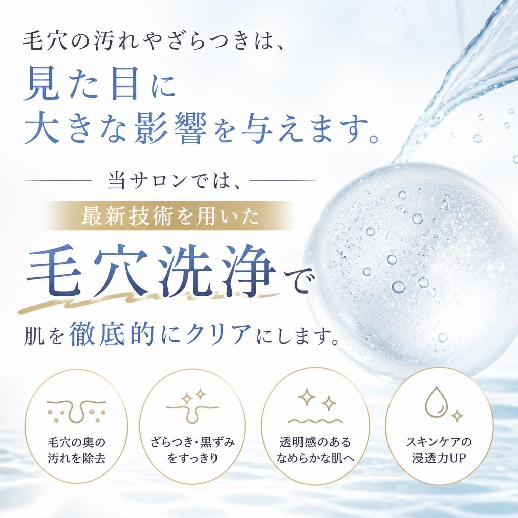 2. 毛穴洗浄の重要性