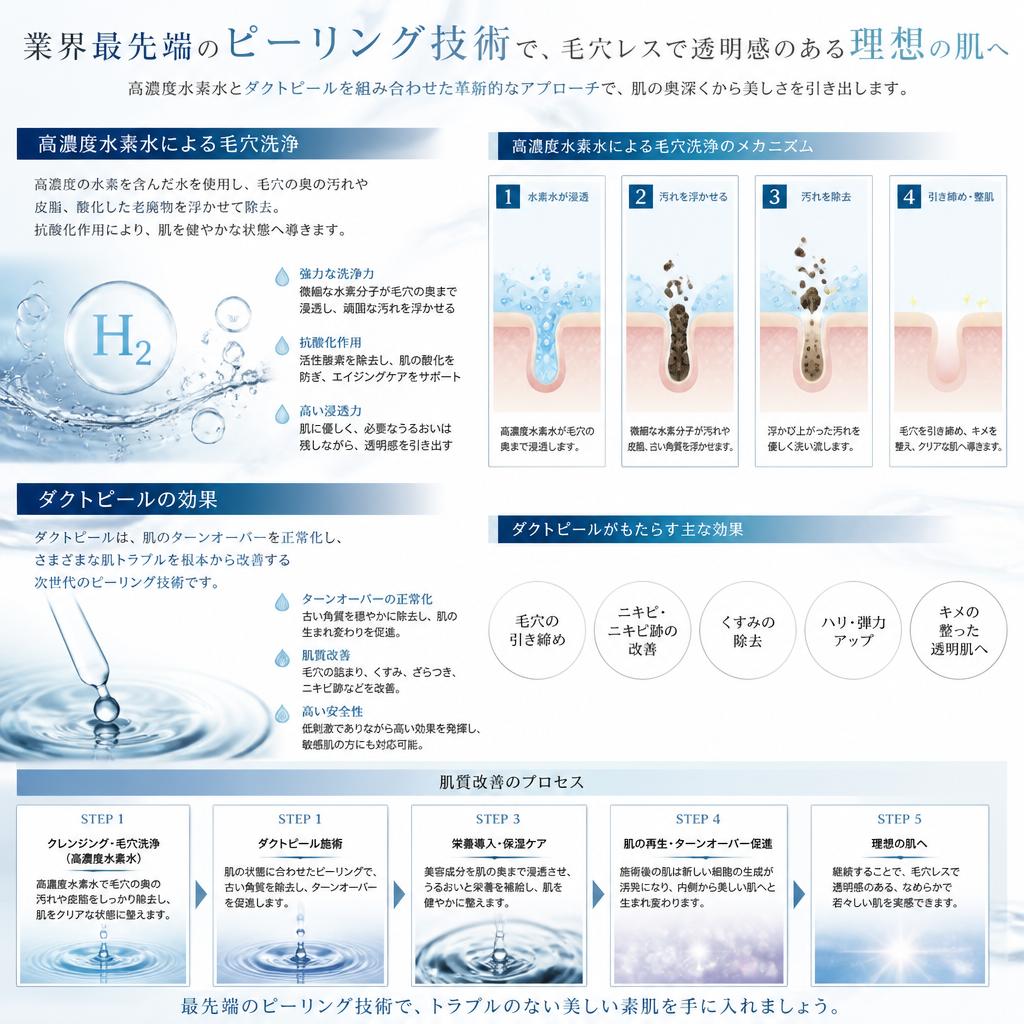 最新ピーリングの効果とは？