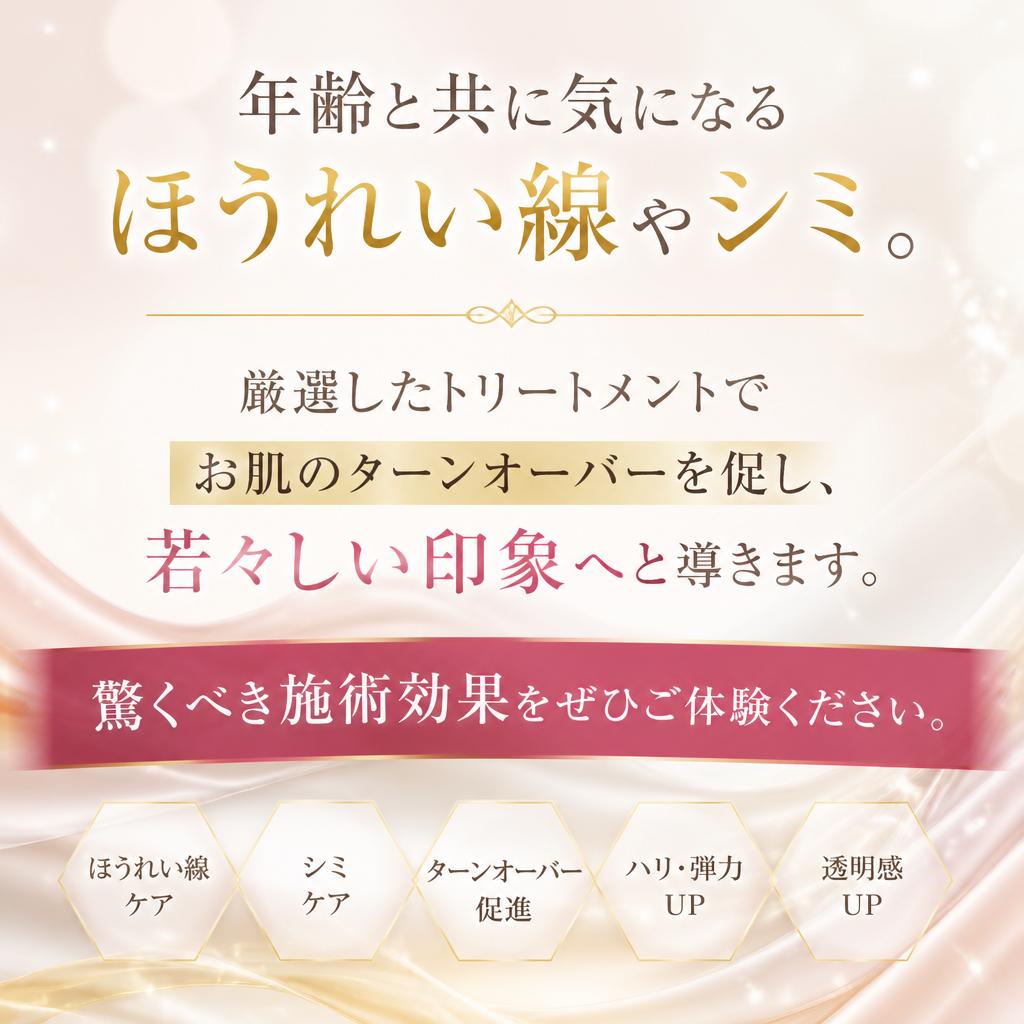 ほうれい線対策とシミ改善の秘訣