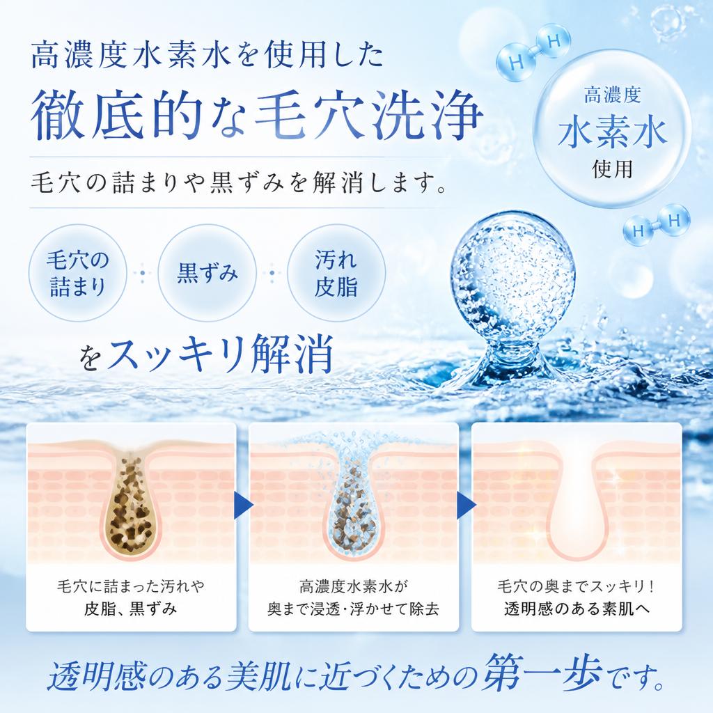 毛穴ケアで素肌力を引き出す