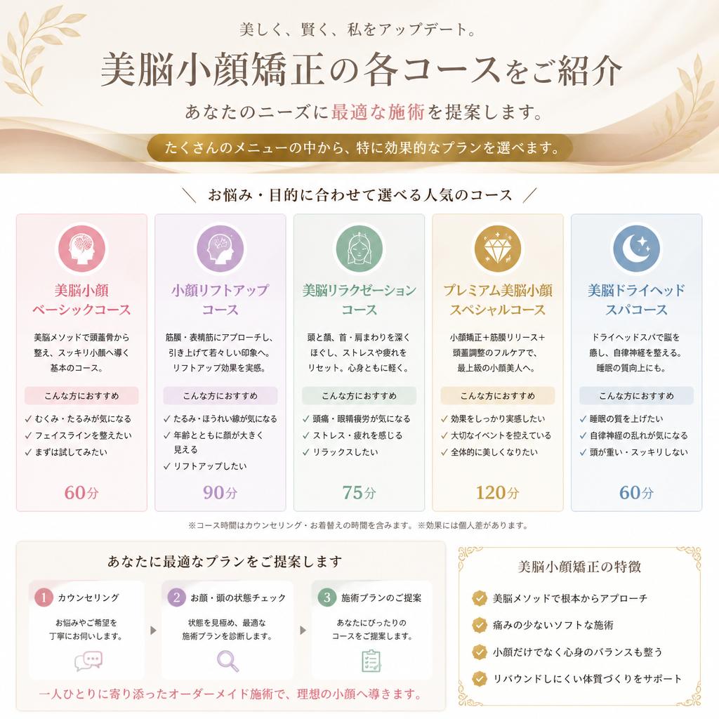 4. あなたに合ったコースのご提案