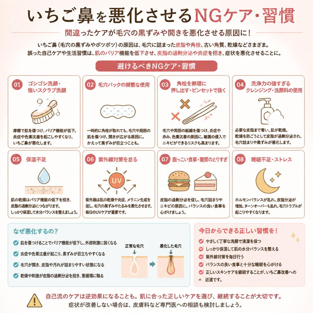 やらないべきNGケアとは？