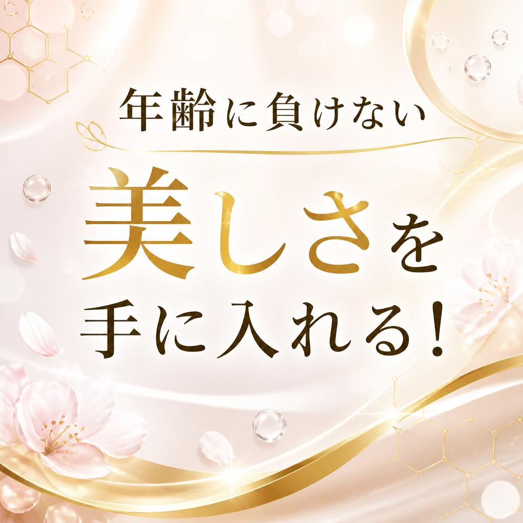 年齢に負けない美しさを手に入れる！